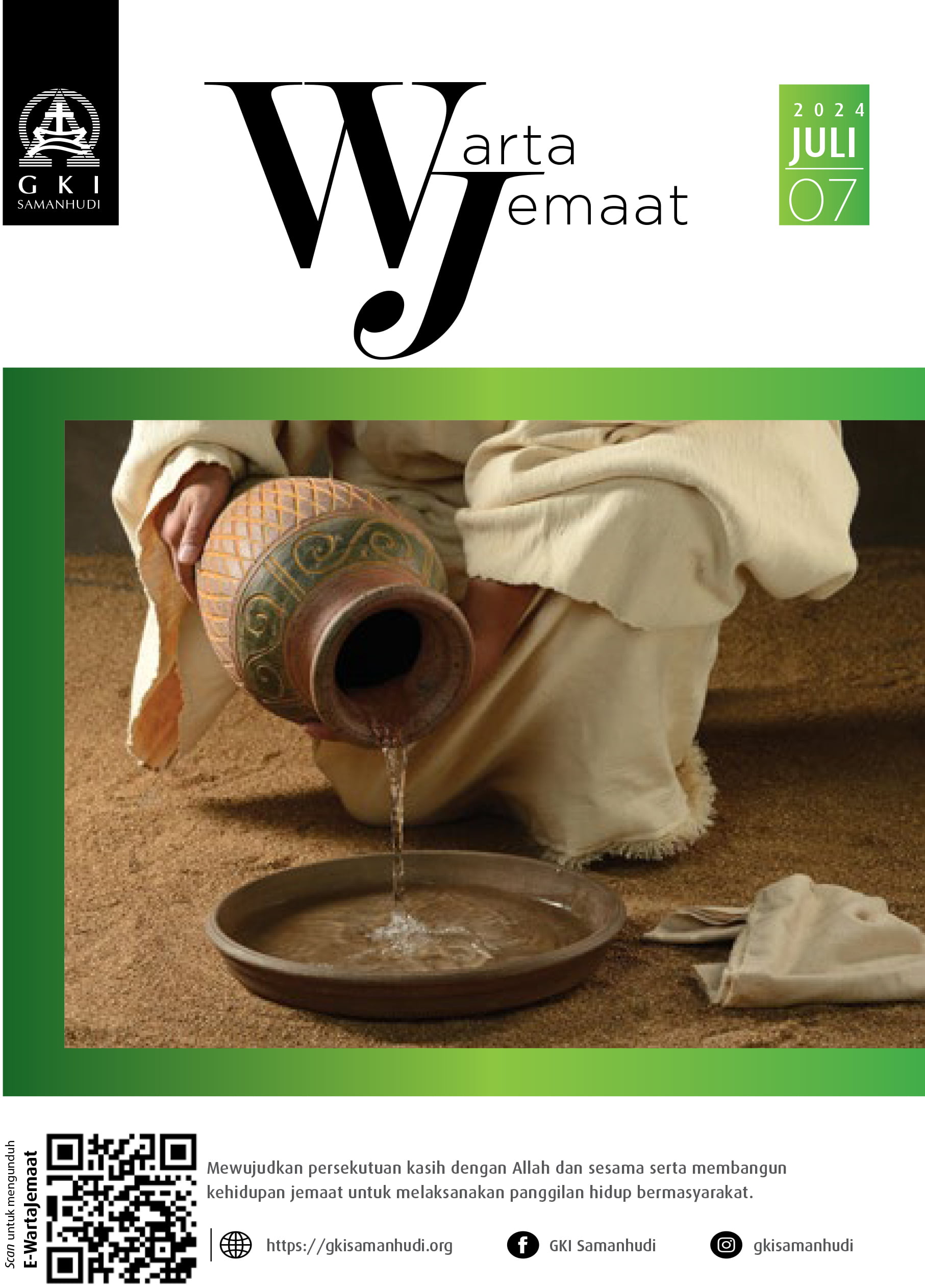 Warta Jemaat Minggu, 7 Juli 2024
