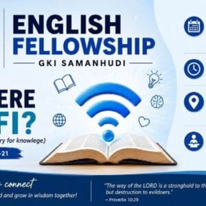English Fellowship GKI Samanhudi 12 September 2026