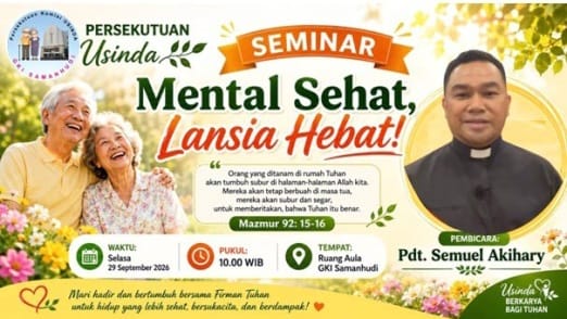 Seminar Komisi Usinda GKI Samanhudi 29 September 2026