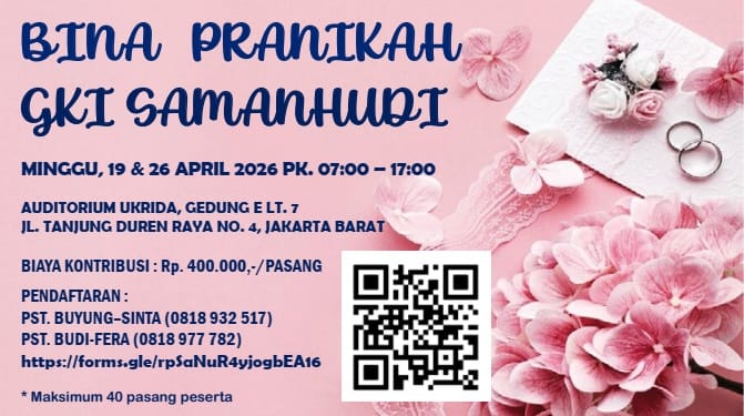 Bina Pranikah GKI Samanhudi 2026