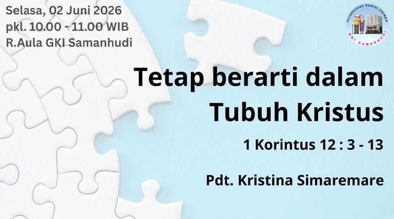 Persekutuan Usinda GKI Samanhudi 2 Juni 2026