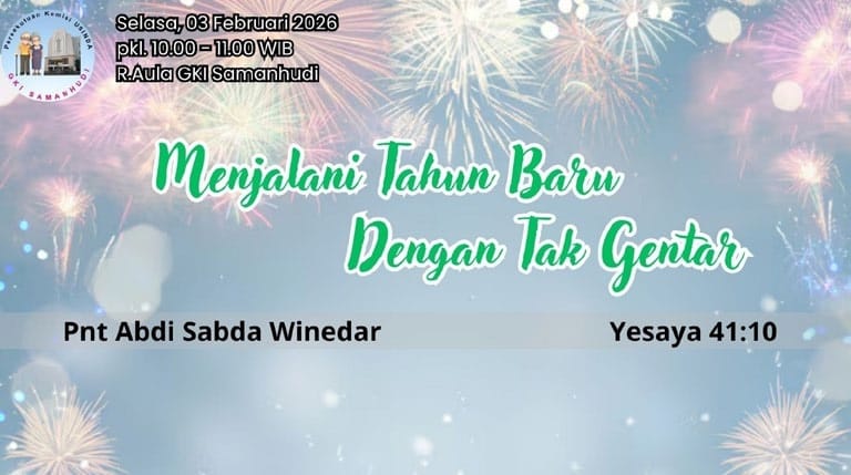 Perskutuan Komisi Usinda GKI Samanhudi 3 Februari 2026