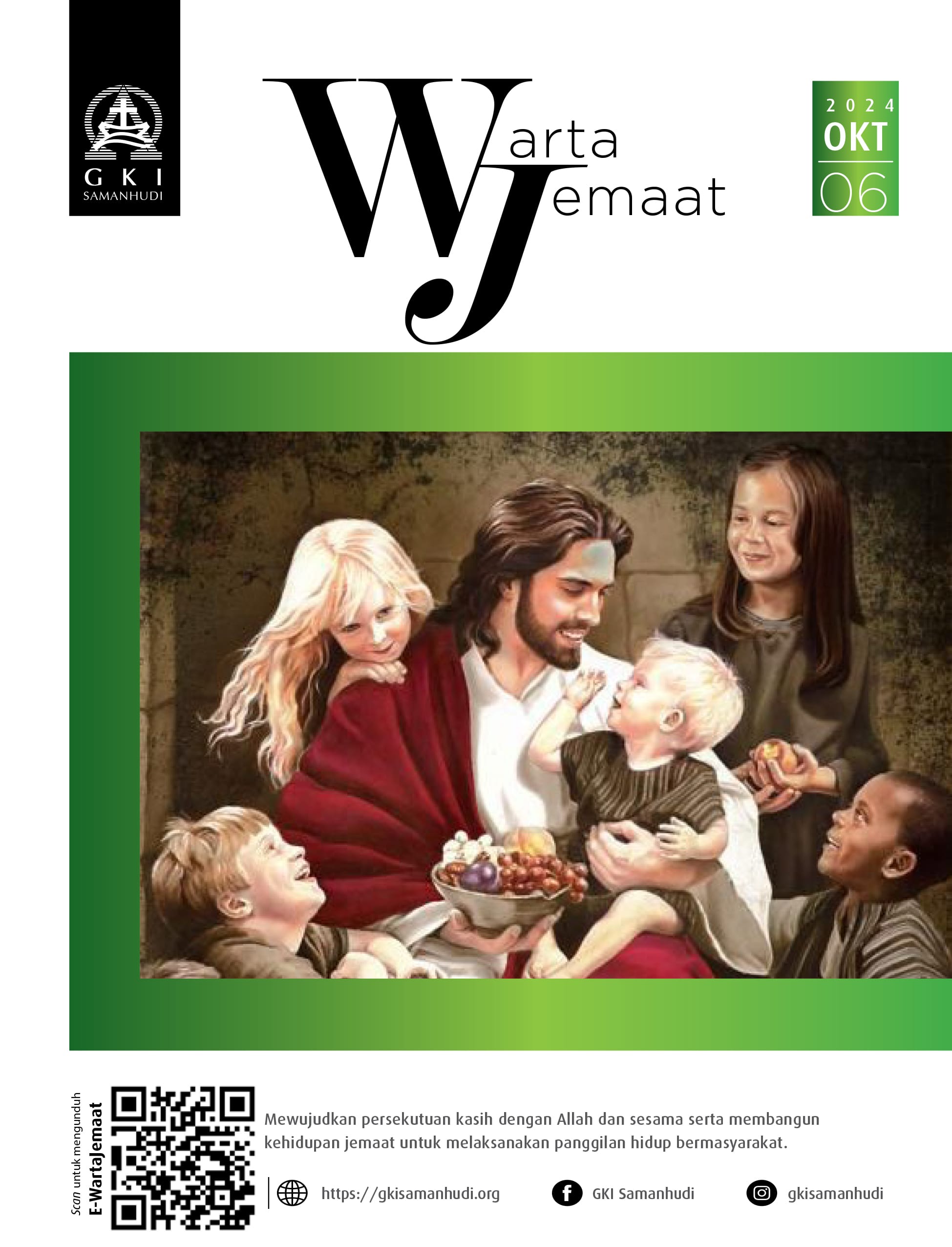 Warta Jemaat Minggu, 6 Oktober 2024