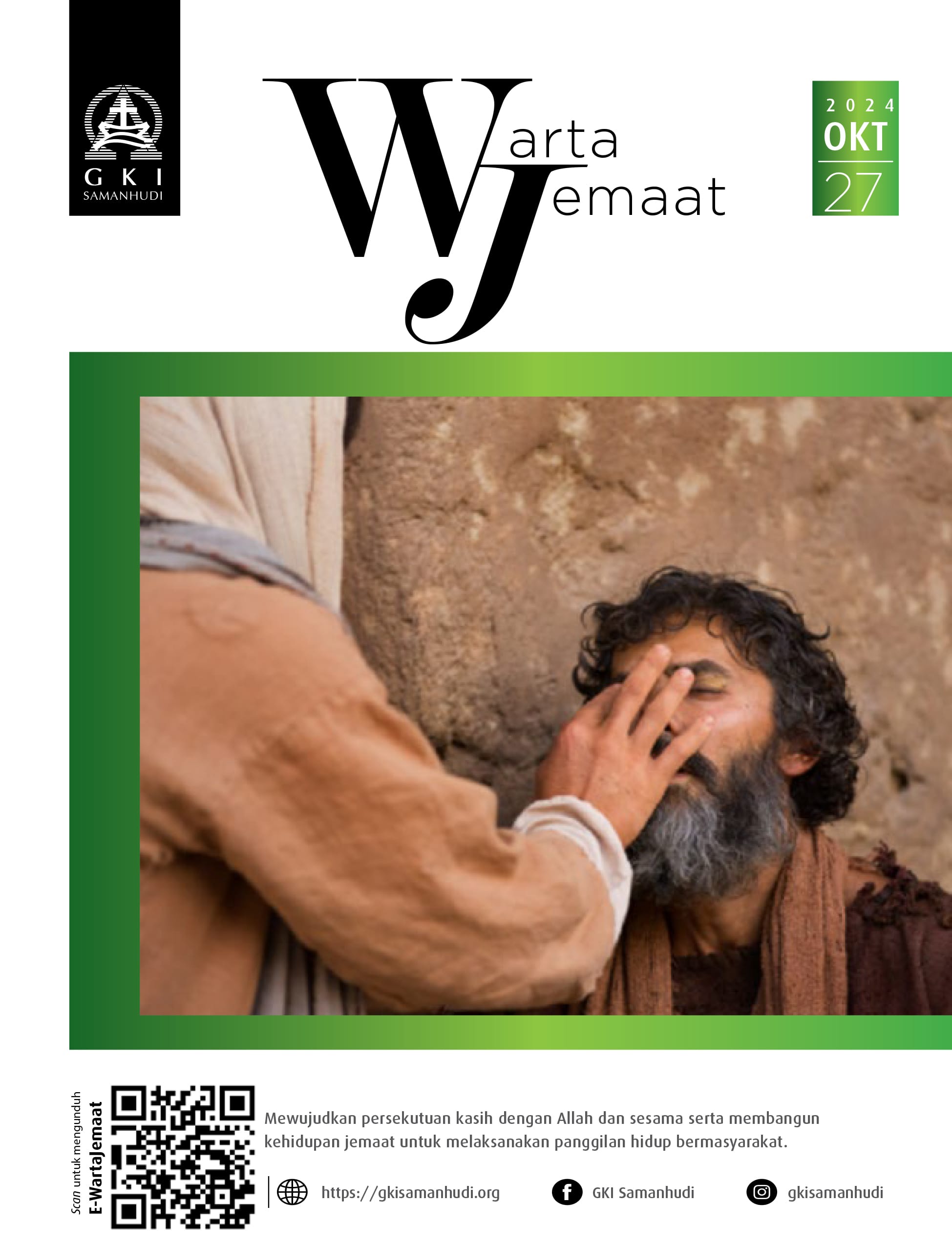 Warta Jemaat Minggu, 27 Oktober 2024