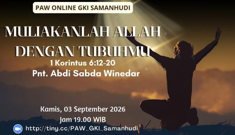 PAW Online GKI Samanhudi 3 September 2026