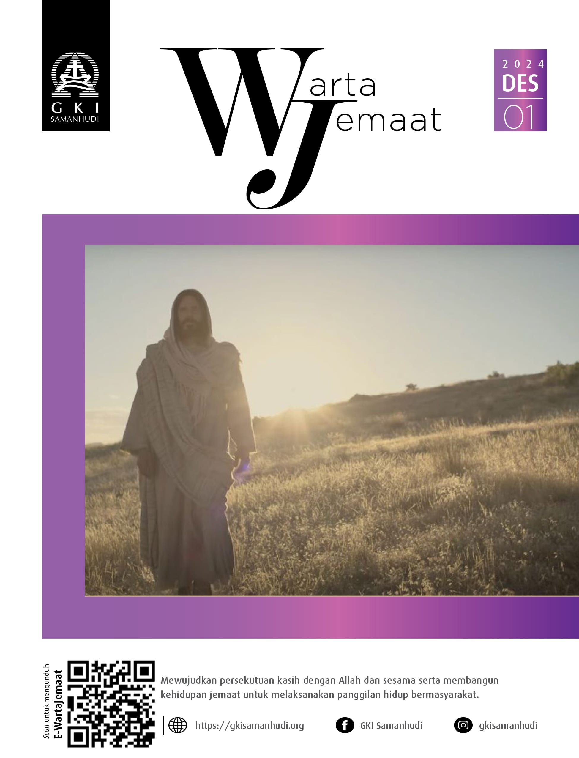 Warta Jemaat Minggu, 1 Desember 2024