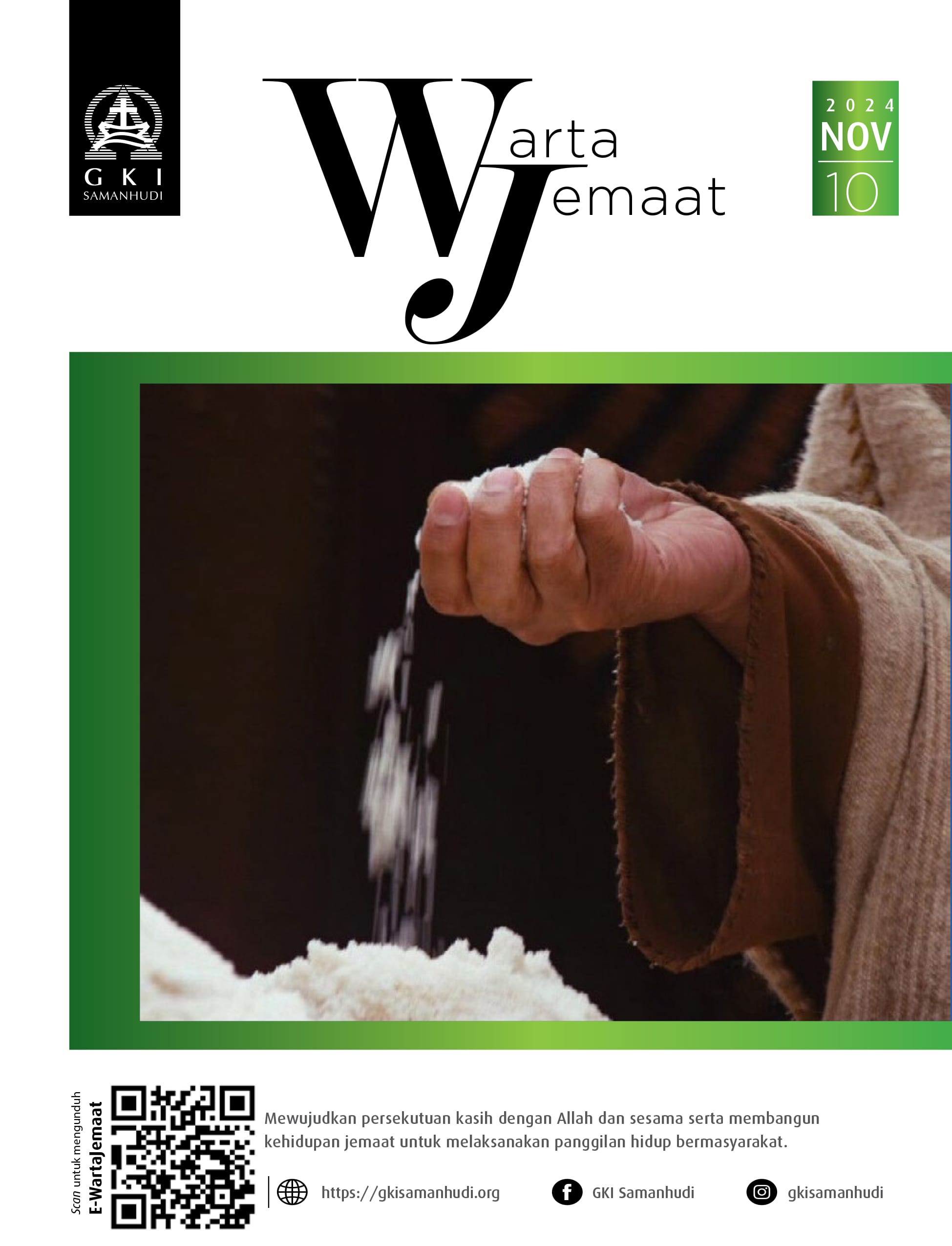 Warta Jemaat Minggu, 10 November 2024