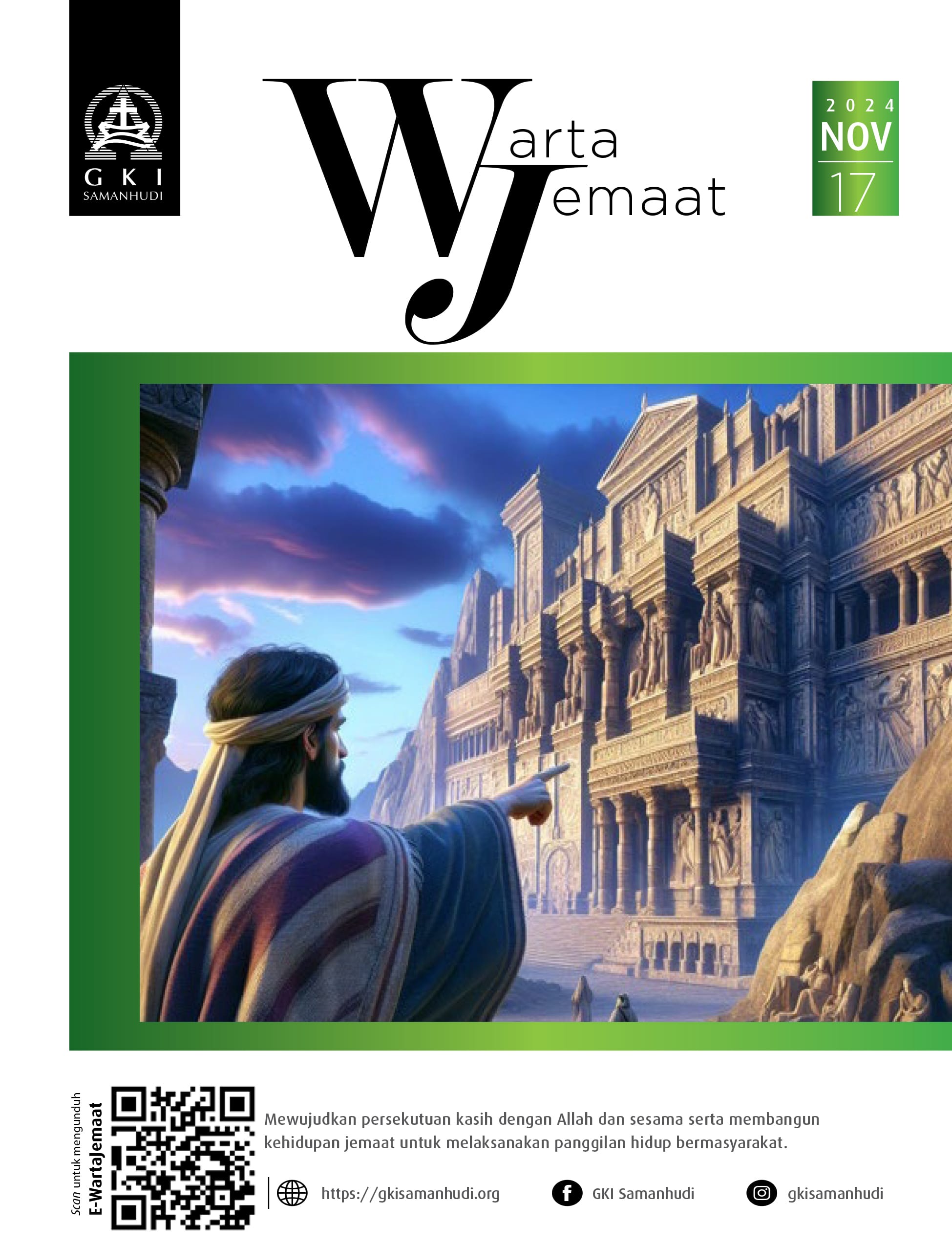 Warta Jemaat Minggu, 17 November 2024