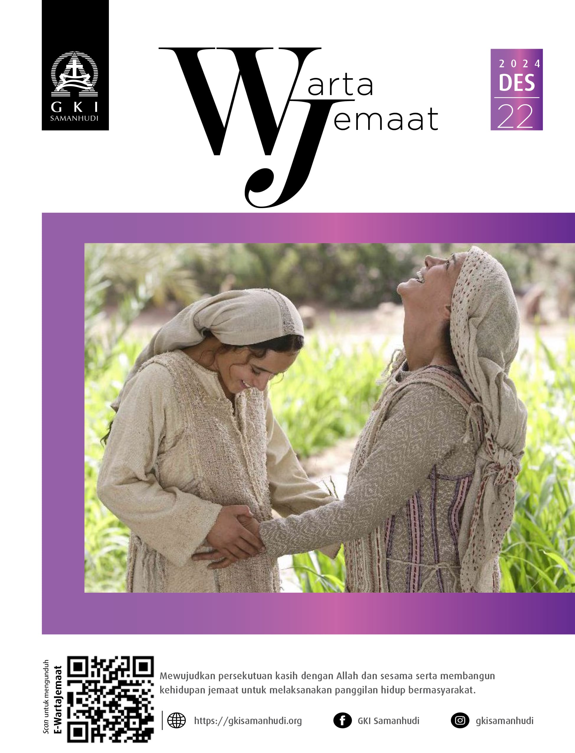 Warta Jemaat Minggu, 22 Desember 2024