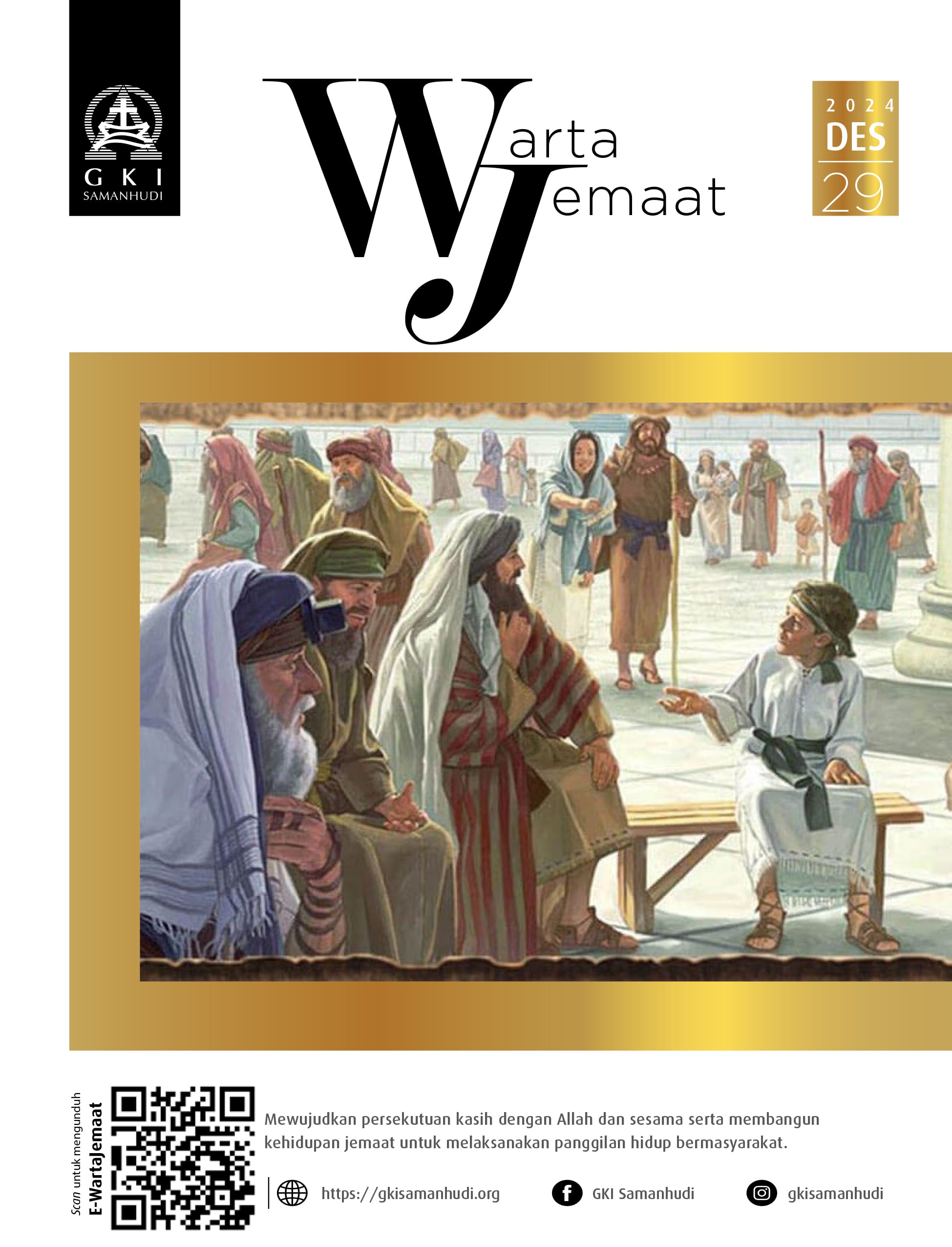 Warta Jemaat Minggu, 29 Desember 2024