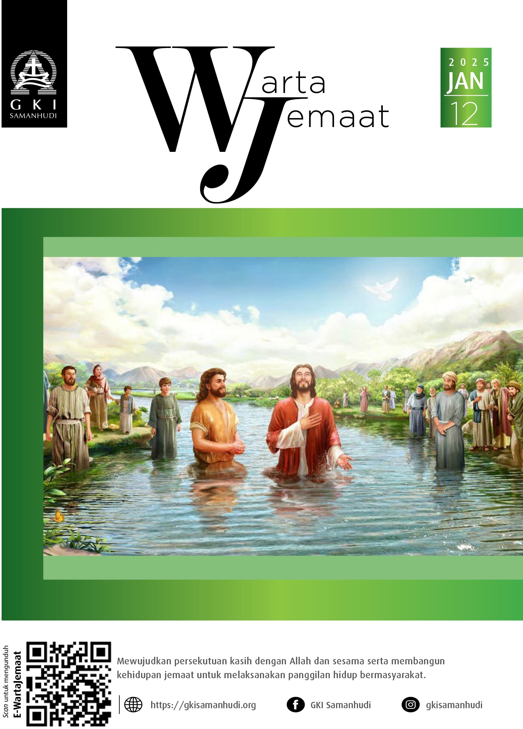 Warta Jemaat Minggu, 12 Januari 2025