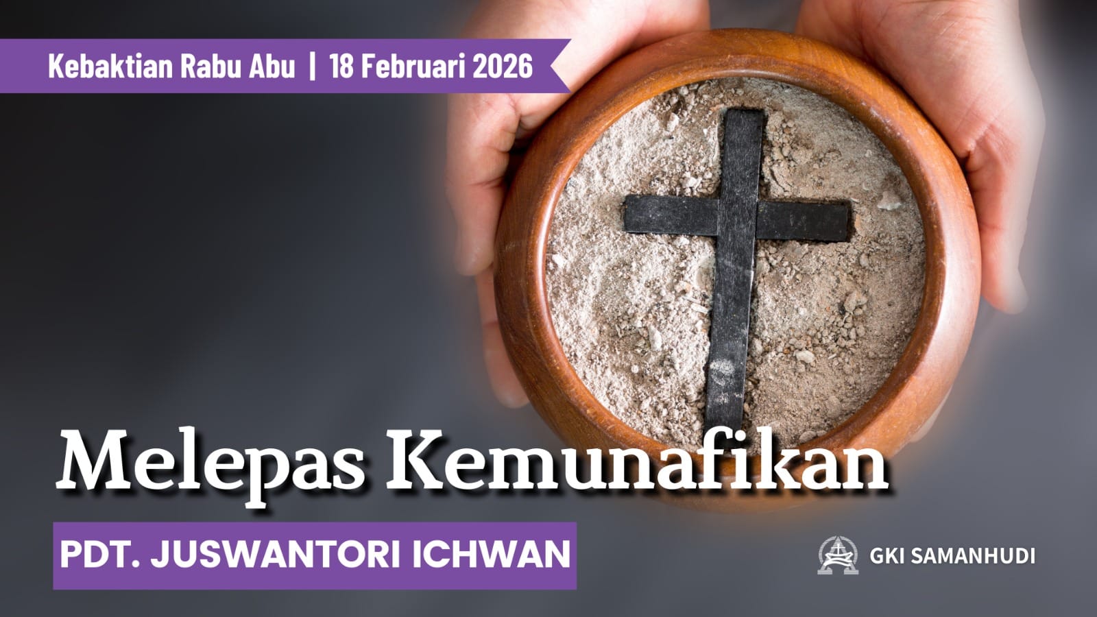 Kebaktian Rabu Abu GKI Samanhudi Onsite