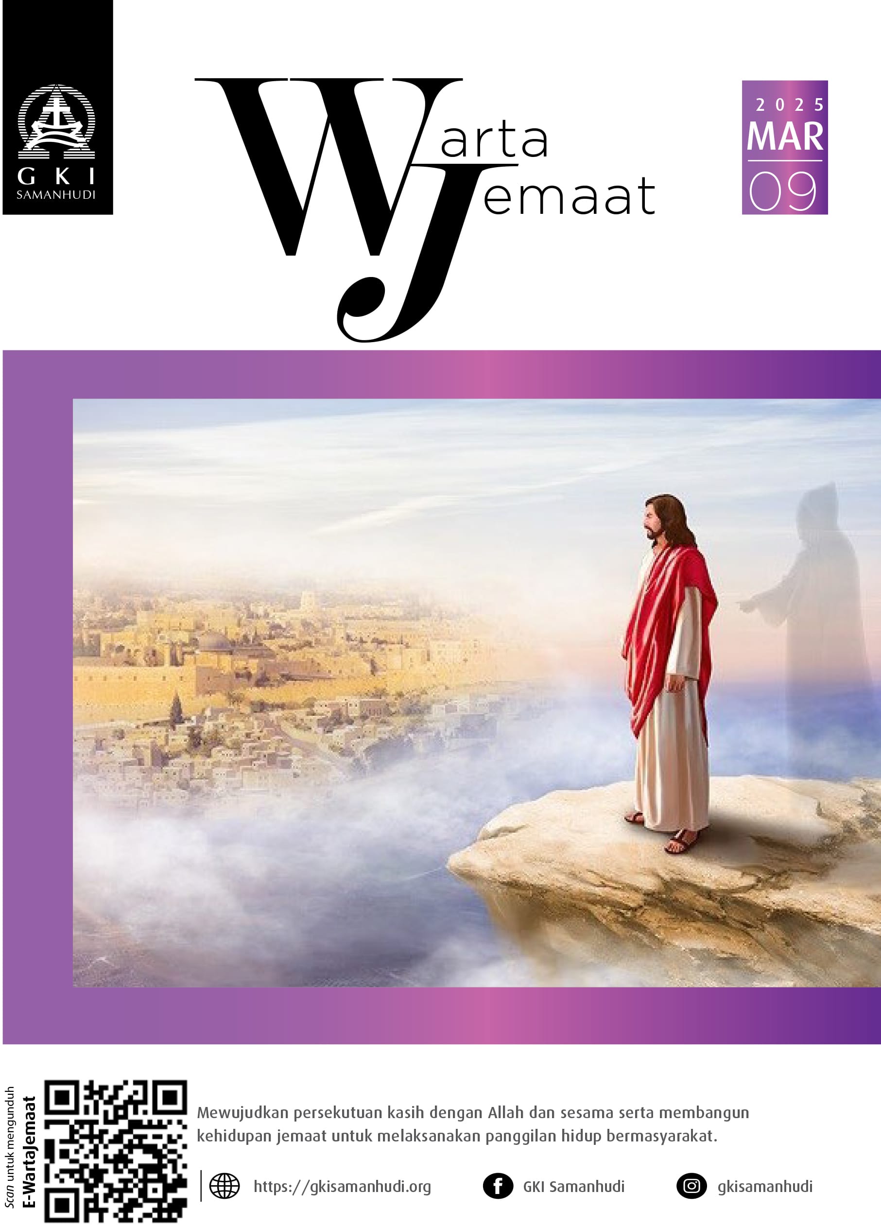 Warta Jemaat Minggu, 9 Maret 2025