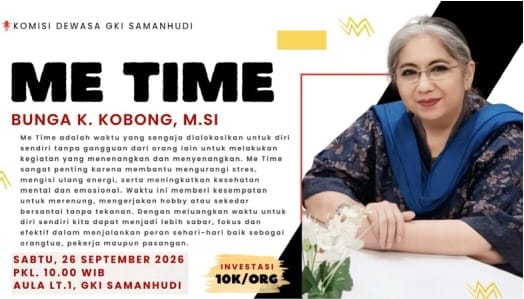 Seminar Komisi Dewasa GKI Samanhudi 26 September 2026