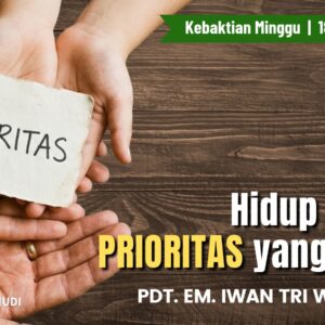 Kebaktian Umum 3 GKI Samanhudi 18 Oktober 2026