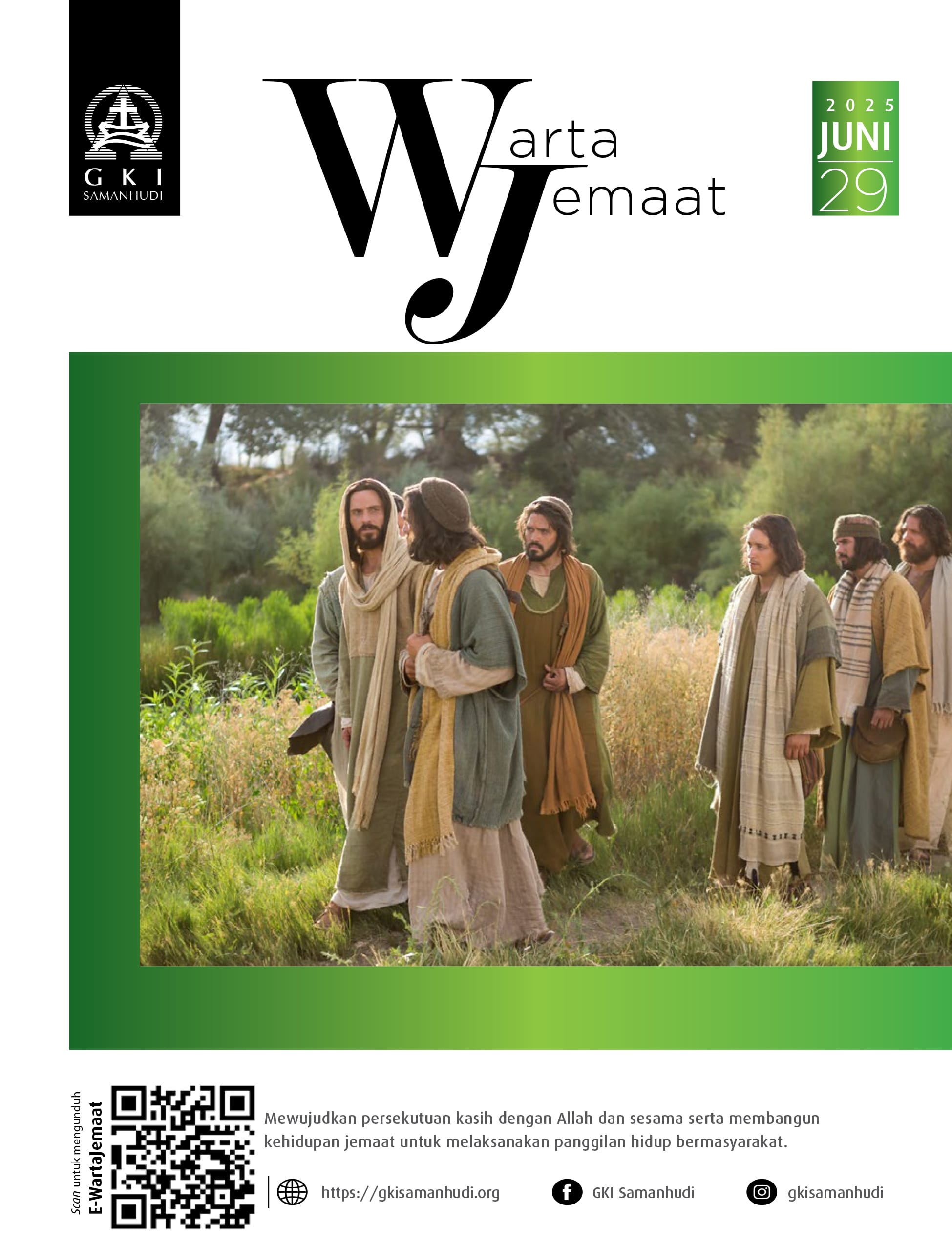Warta Jemaat Minggu, 29 Juni 2025