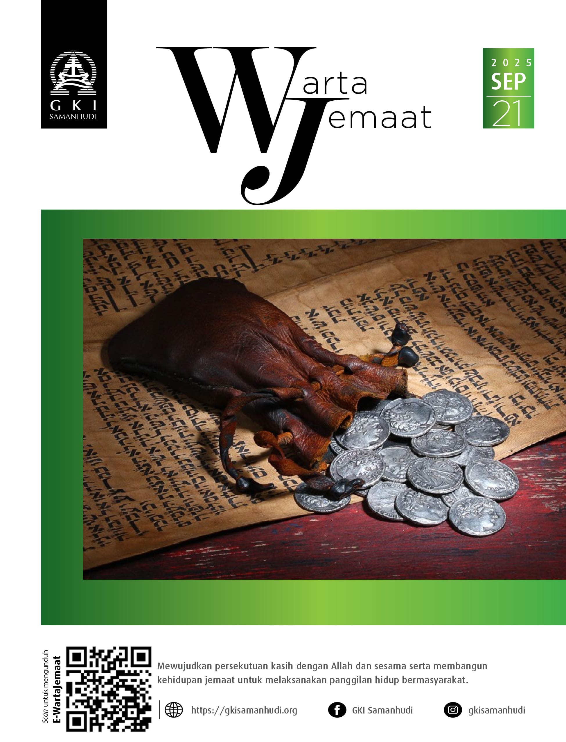 Warta Jemaat Minggu, 21 September 2025