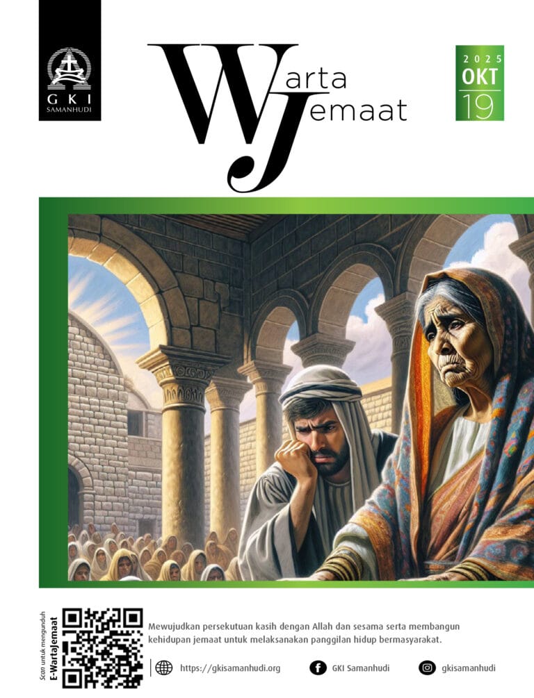 Cover Warta Jemaat GKI Samanhudi Minggu 19 Oktober 2025