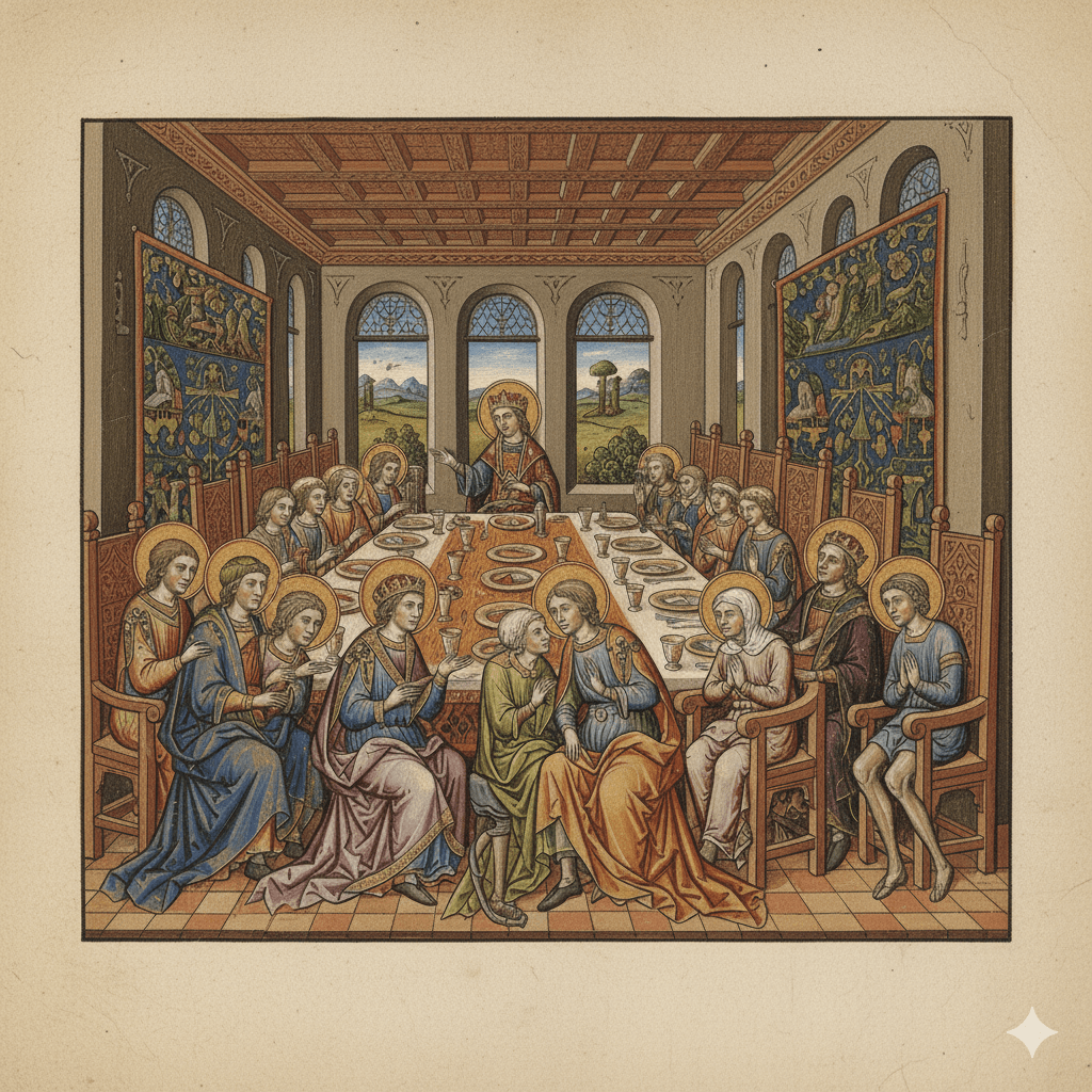 Ilustrasi perumpamaan Tuhan Yesus di Lukas 14:7-11