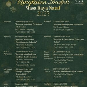 Masa Raya Natal GKI Samanhudi 2025
