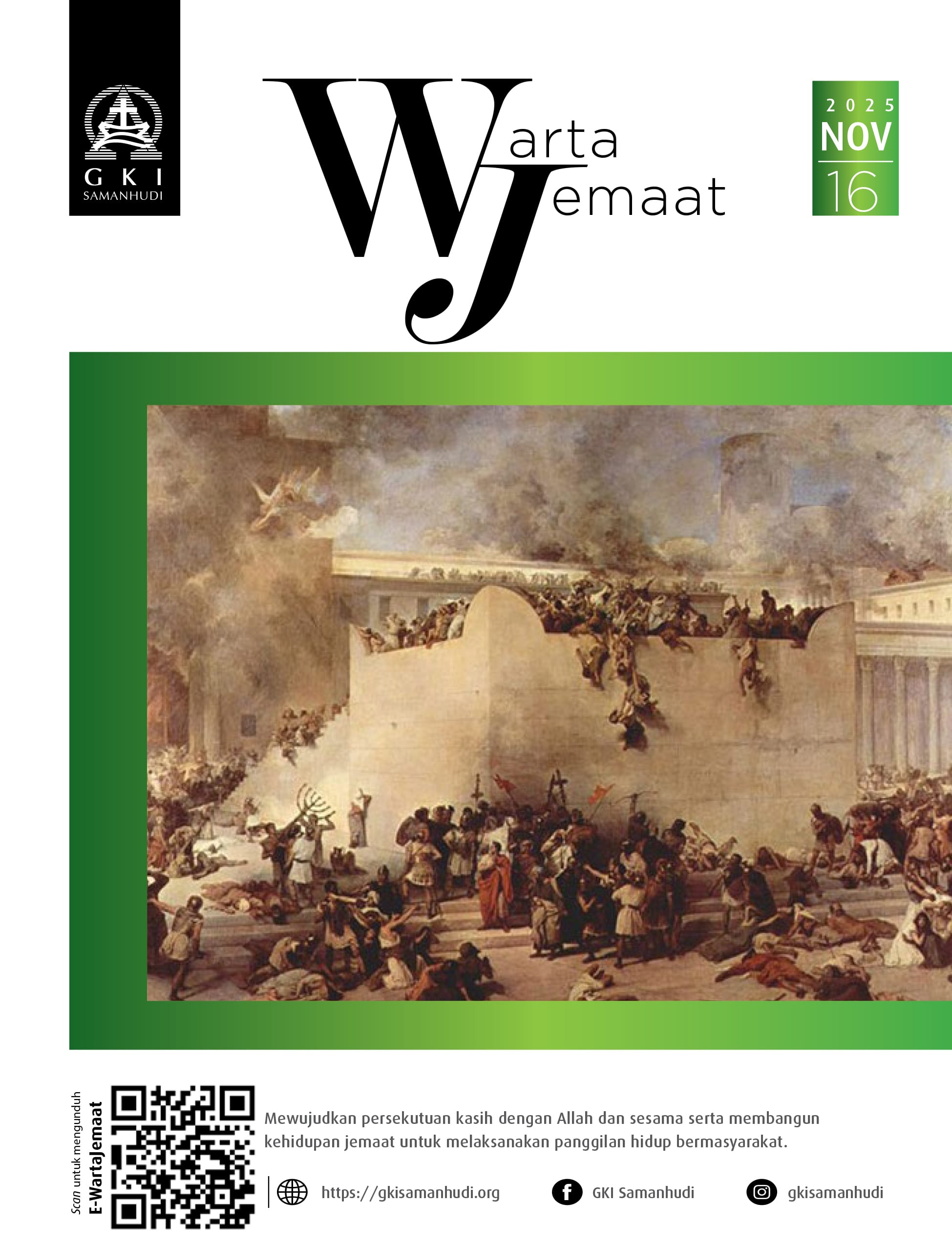 Warta Jemaat Minggu, 16 November 2025