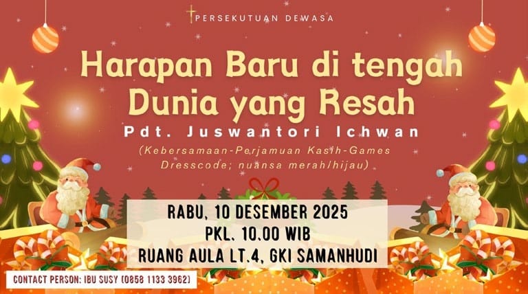 Perayaan Natal Komisi Dewasa 10 Desember 2025