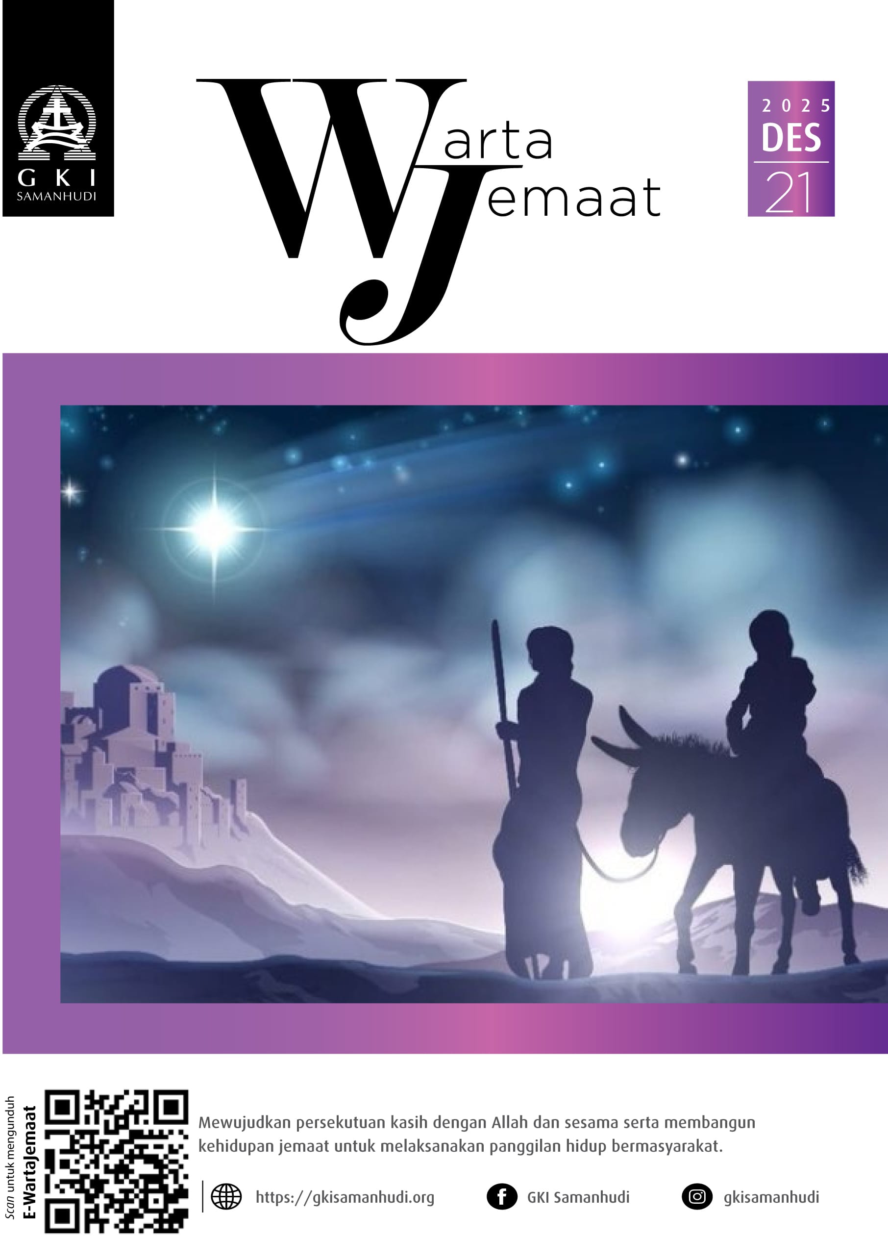 Warta Jemaat Minggu, 21 Desember 2025