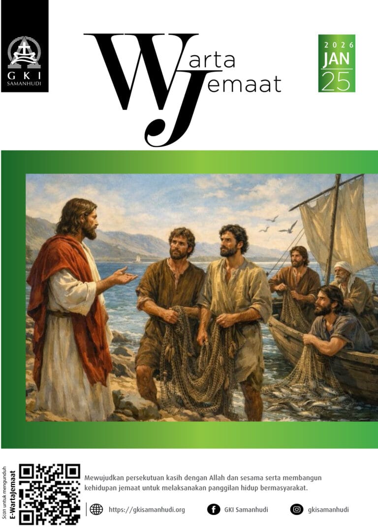 Cover Warta Jemaat GKI Samanhudi Minggu 25 Januari 2026