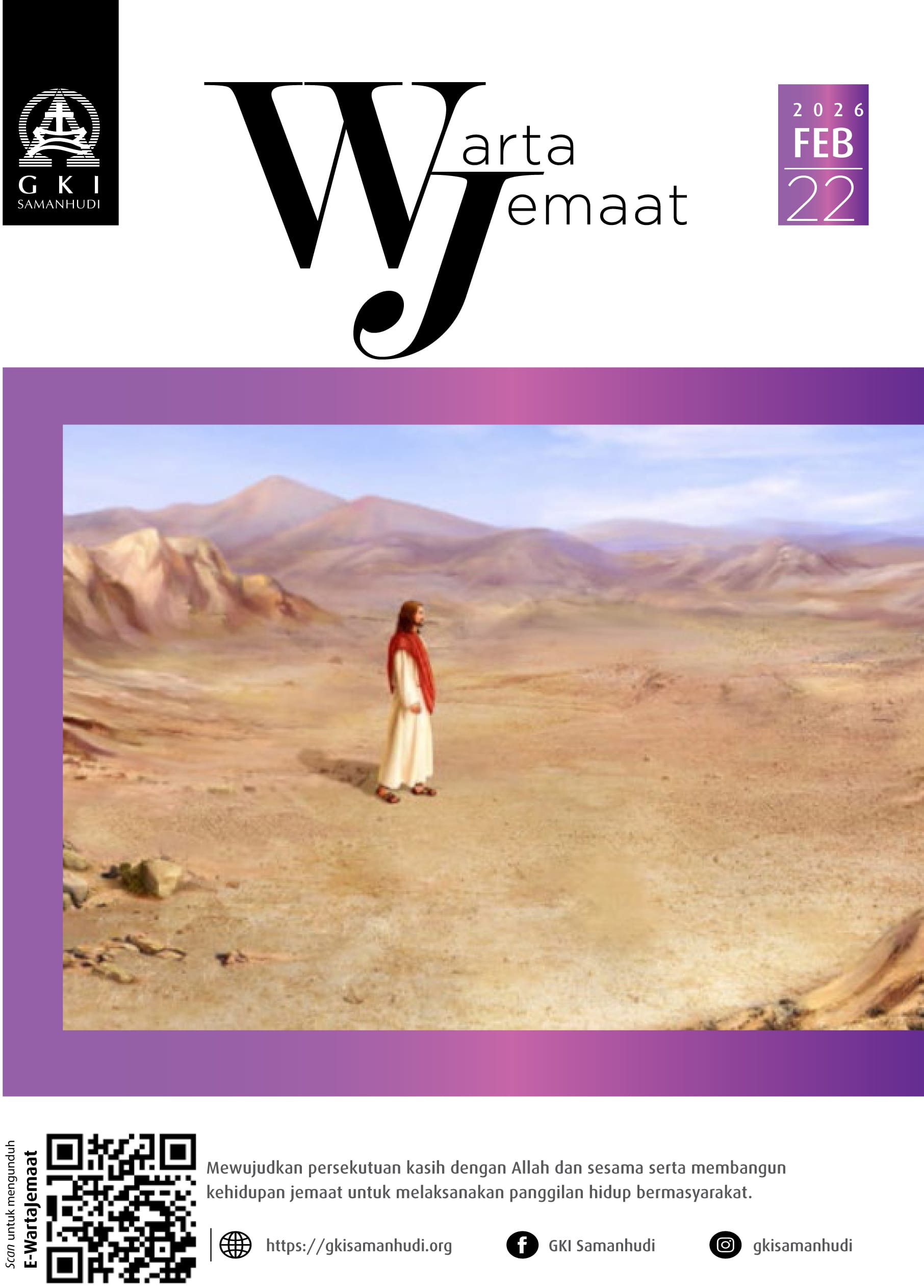 Warta Jemaat Minggu, 22 Februari 2026