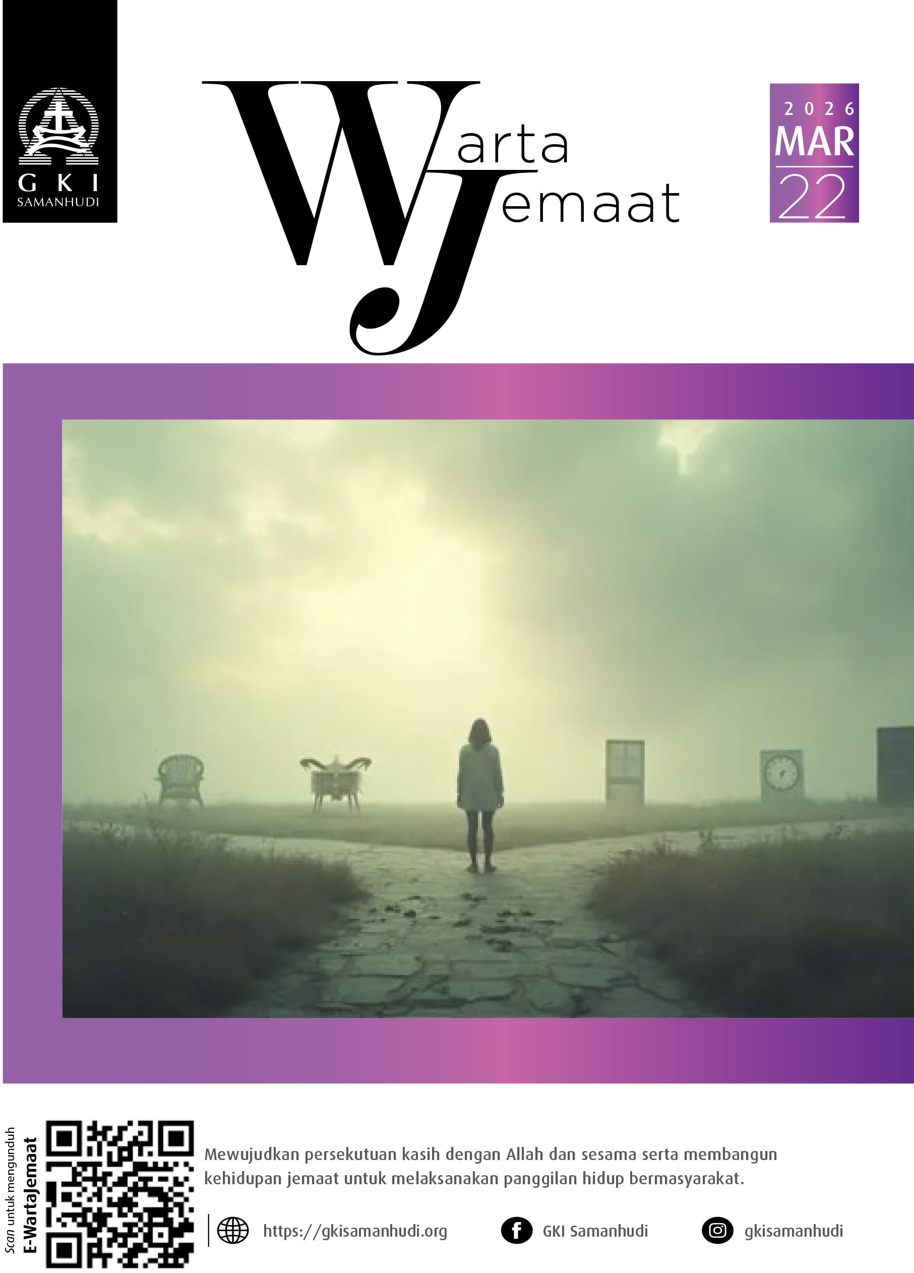 Warta Jemaat Minggu, 22 Maret 2026