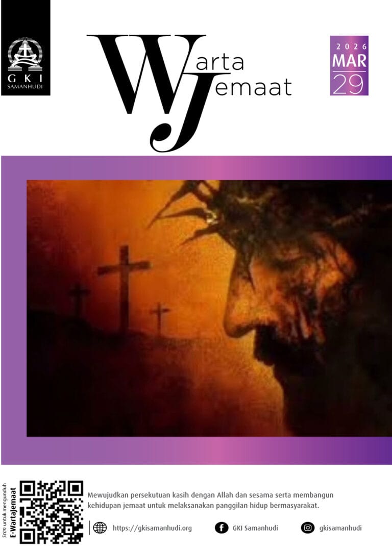 Warta Jemaat GKI Samanhudi Minggu 29 Maret 2026