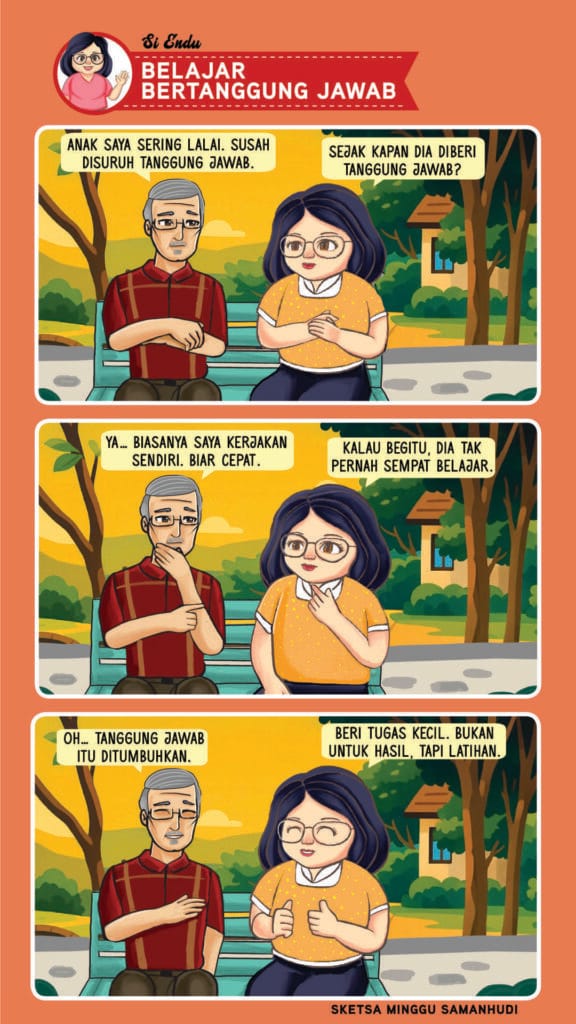 Si Endu Belajar Bertanggung Jawab