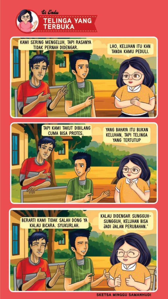 Si Endu Telinga Yang Terbuka