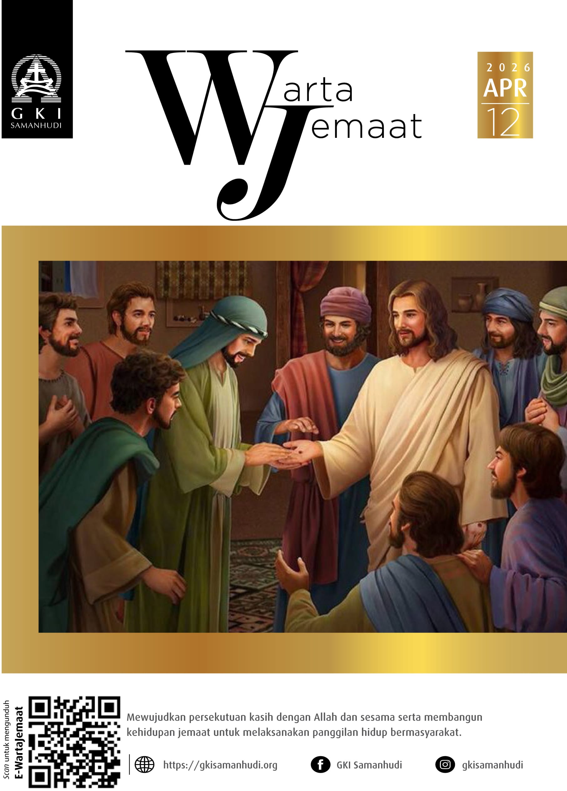 Warta Jemaat Minggu, 12 April 2026