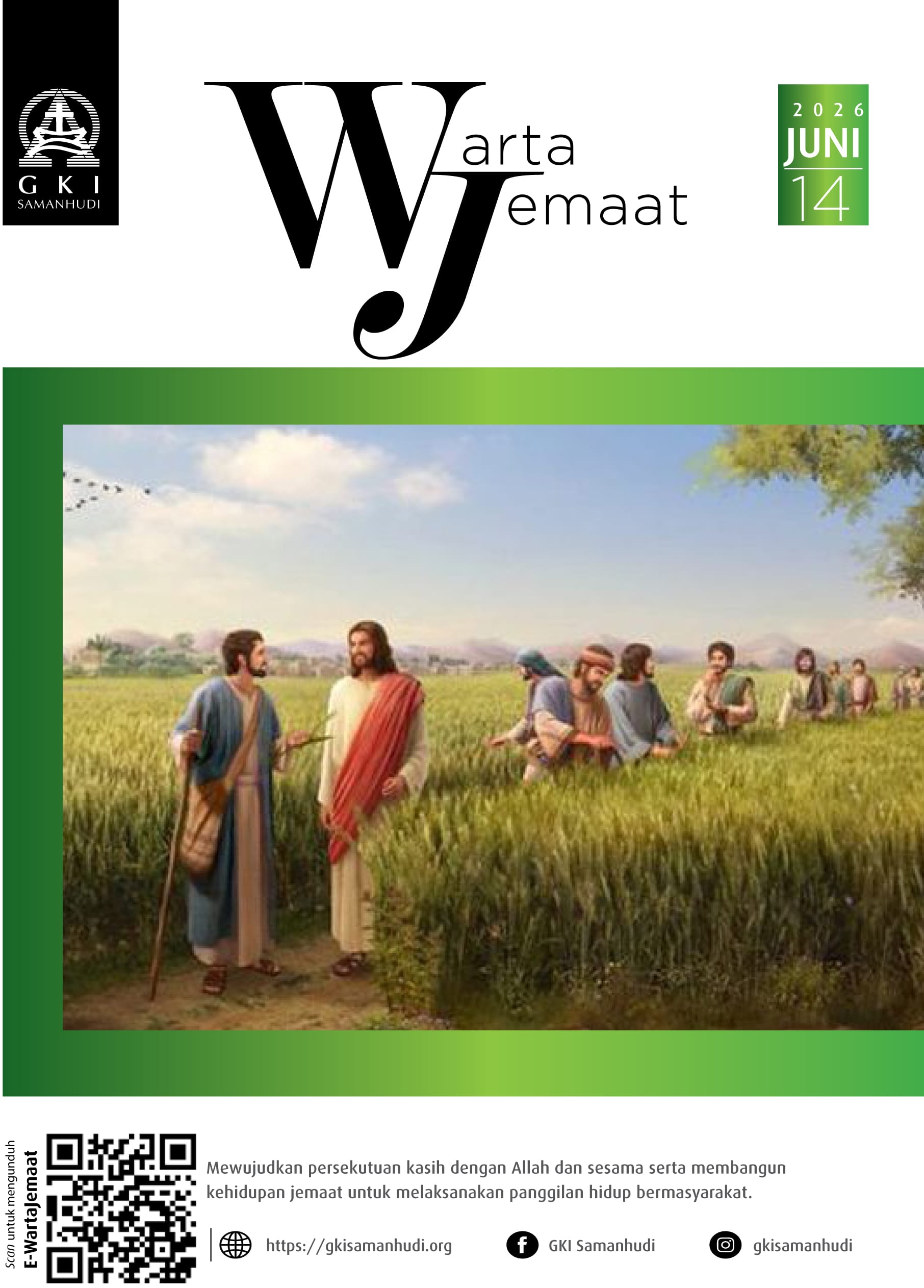Warta Jemaat Minggu, 14 Juni 2026