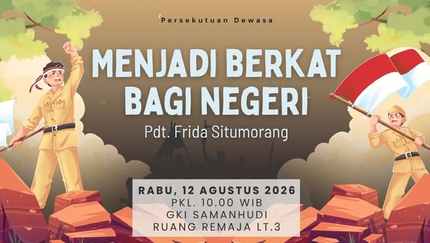 Persekutuan Komisi Dewasa GKI Samanhudi 12 Agustus 2026