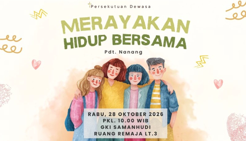 Persekutuan Komisi Dewasa GKI Samanhudi 28 Oktober 2026