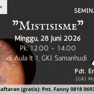 Seminar Umat GKI Samanhudi 28 Juni 2026