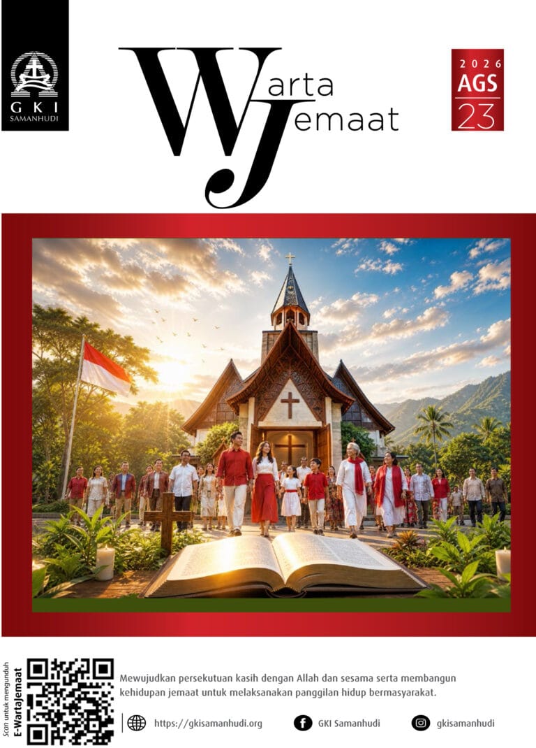 Cover Warta Jemaat GKI Samanhudi 23 Agustus 2026