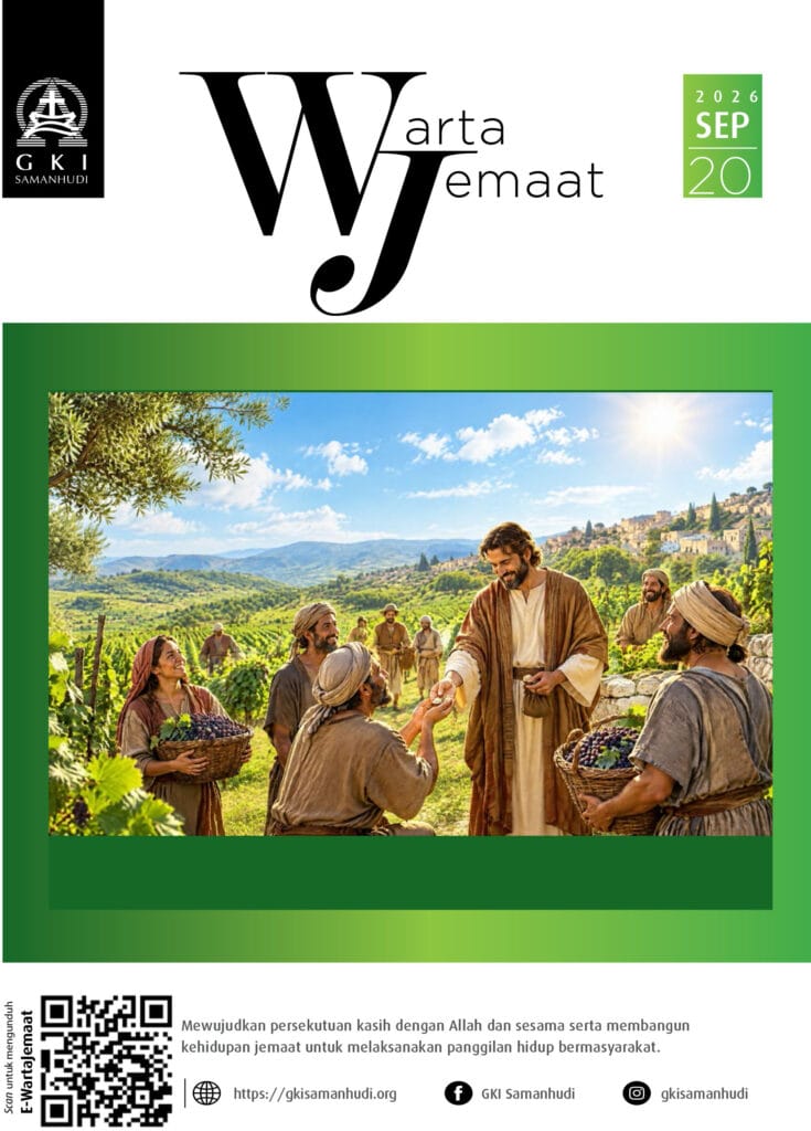 Cover Warta Jemaat GKI Samanhudi 20 September 2026