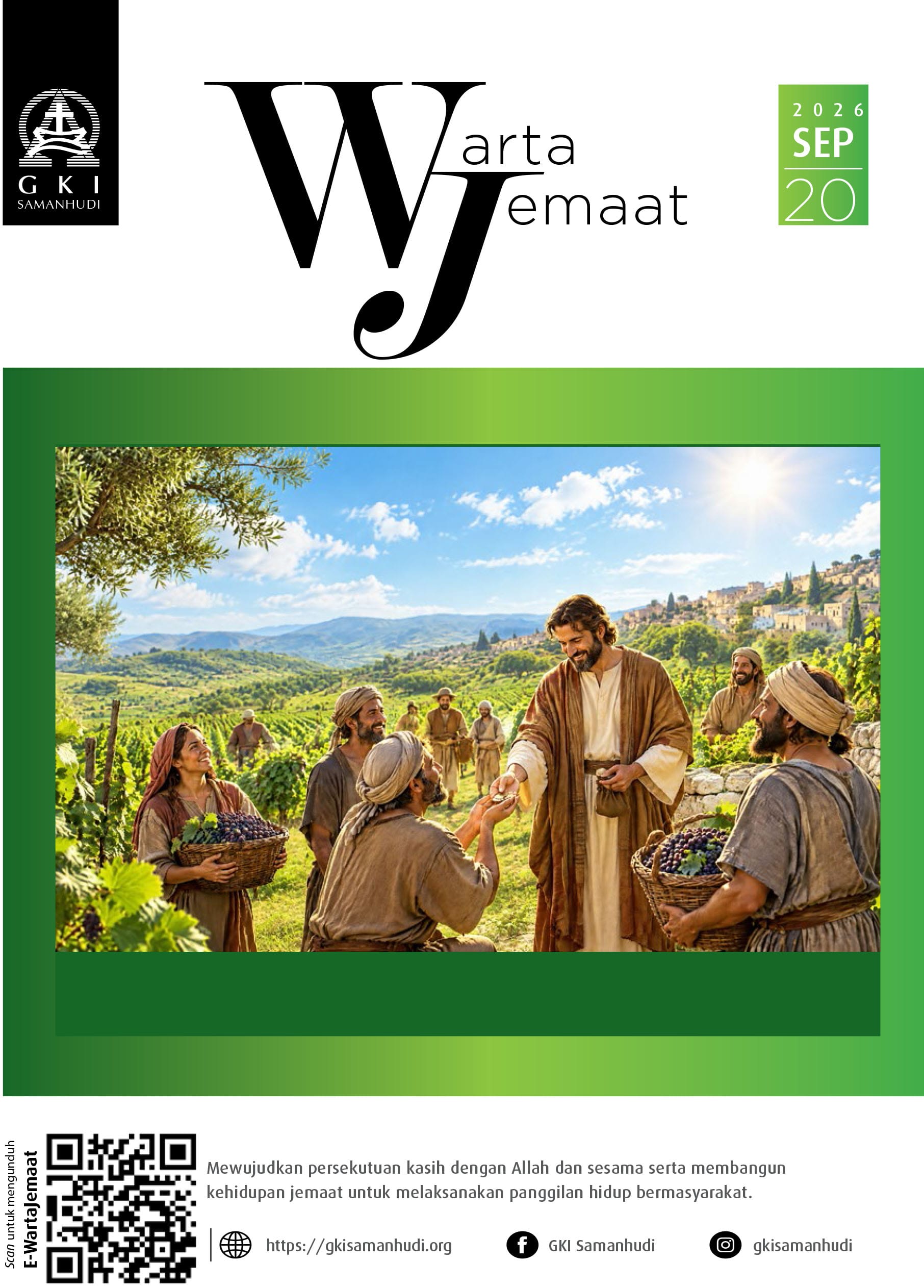 Warta Jemaat Minggu, 20 September 2026