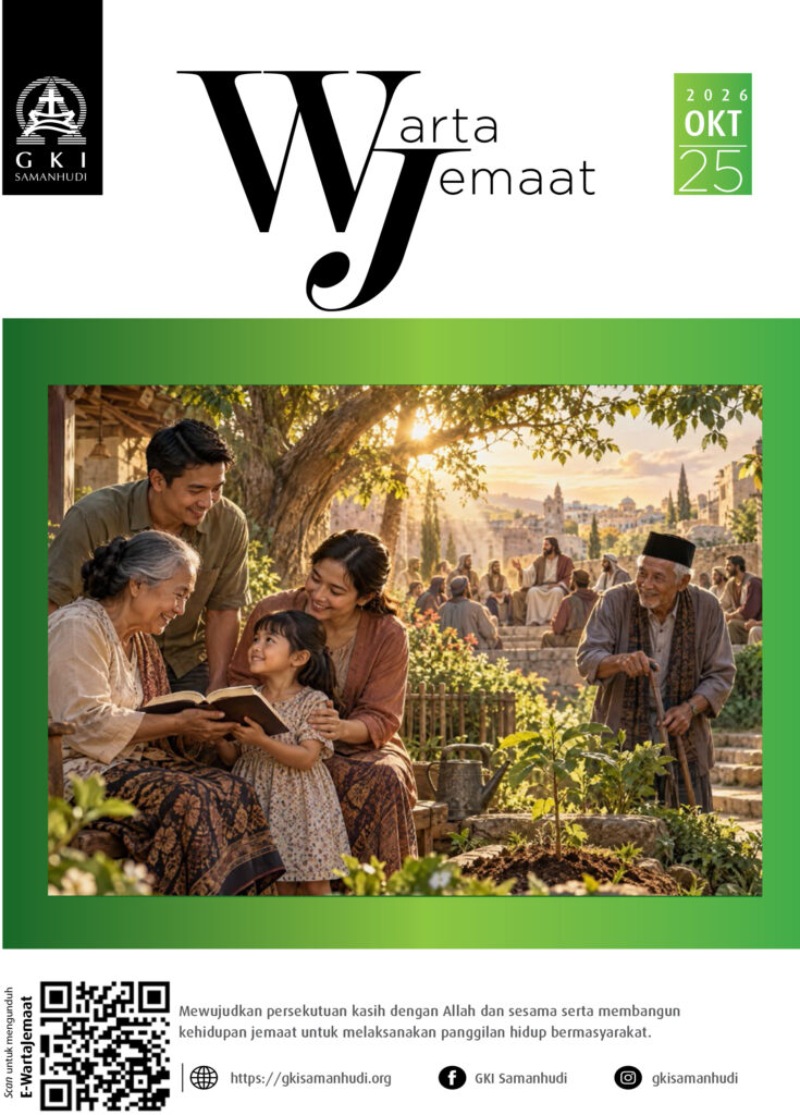 Cover Warta Jemaat GKI Samanhudi 25 Oktober 2026